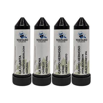 Limited Edition Test Bundle – 4 x competition coffees in mini format