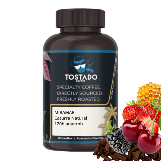 Kolumbien - Miramar - Caturra - Natural 120h anaerob